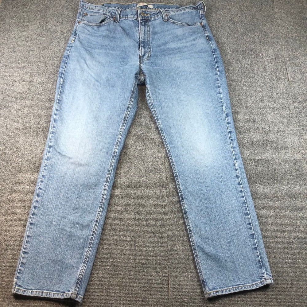 Levi Strauss & Co. Signature Athletic Fit Jeans Mens 40/32Light Wash Denim